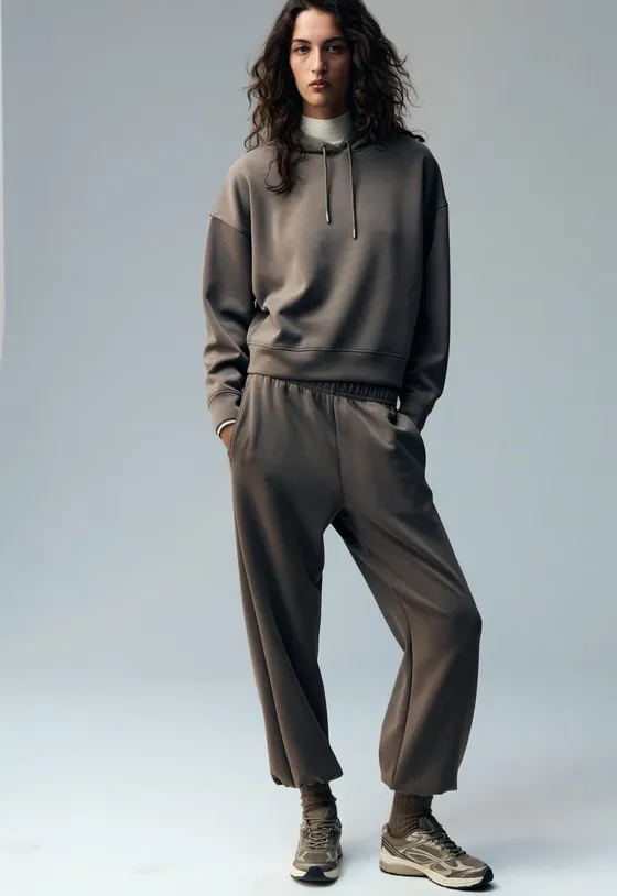 Свободные брюки Jogger из ткани с модал Brushed