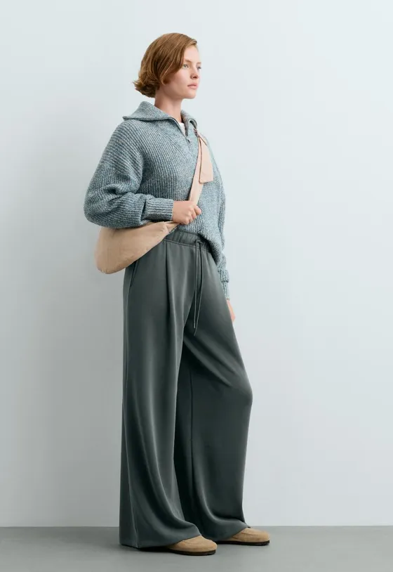 Длинные брюки Wide leg с модалом