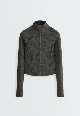 ANTHRACITE|6584/332/200 - OYSHO Техническая куртка EVERMOVE с принтом змеи