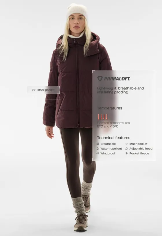 Водоотталкивающая утепленная куртка Primaloft®