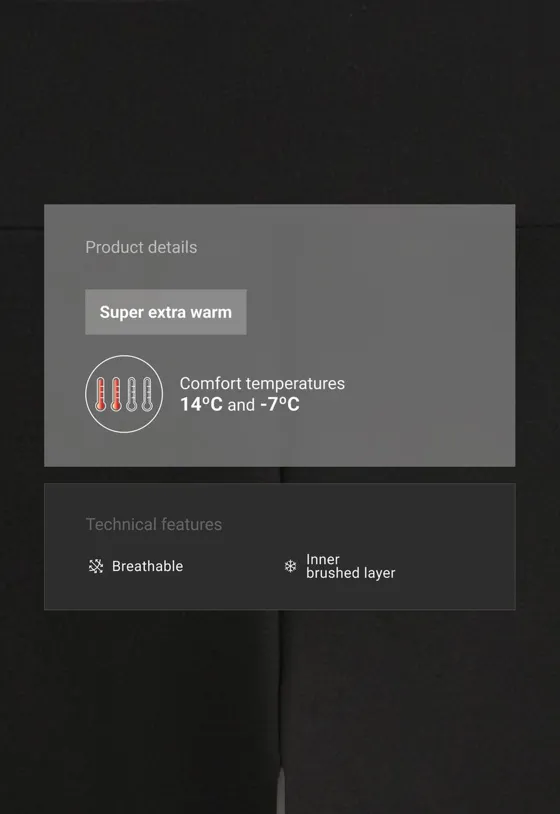 Легинсы длиной до щиколотки, , super extra warm, seamless, 70 см