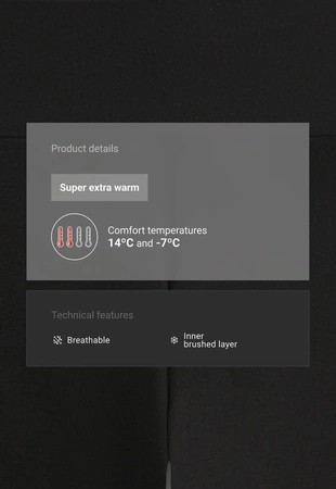 Легинсы длиной до щиколотки, , super extra warm, seamless, 70 см- Заказать в России