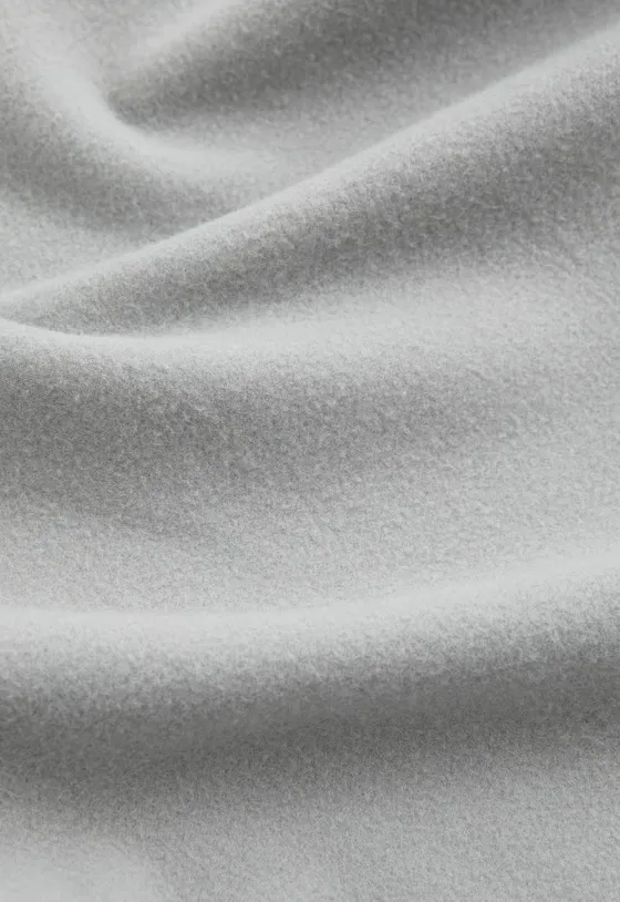 Куртка с высоким воротником из ткани пике brushed