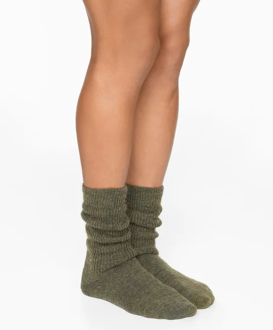 Классические носки с содержанием 21% шерсти и 14% альпаки
