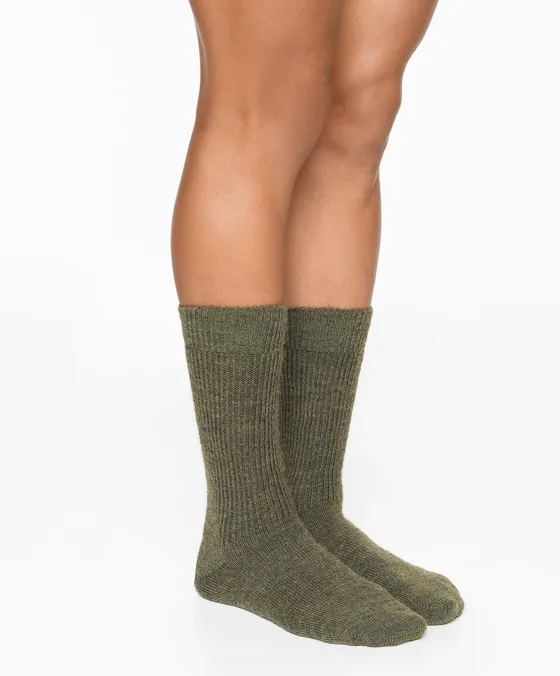 Классические носки с содержанием 21% шерсти и 14% альпаки