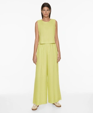 Футболка без рукавов из 100%-го льна- Заказать в России