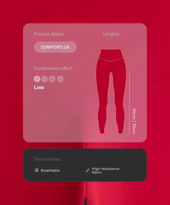 Легинсы длиной до щиколотки Comfortlux с высокой посадкой