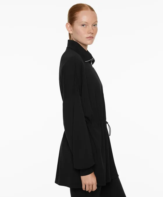 Толстовка на полумолнии из ткани с модалом