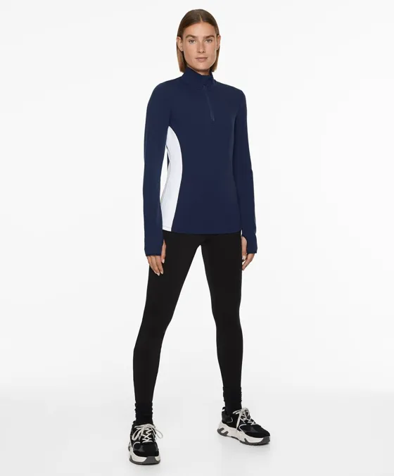 Лонгслив Performance Base Layers High Tech с застежкой-молнией