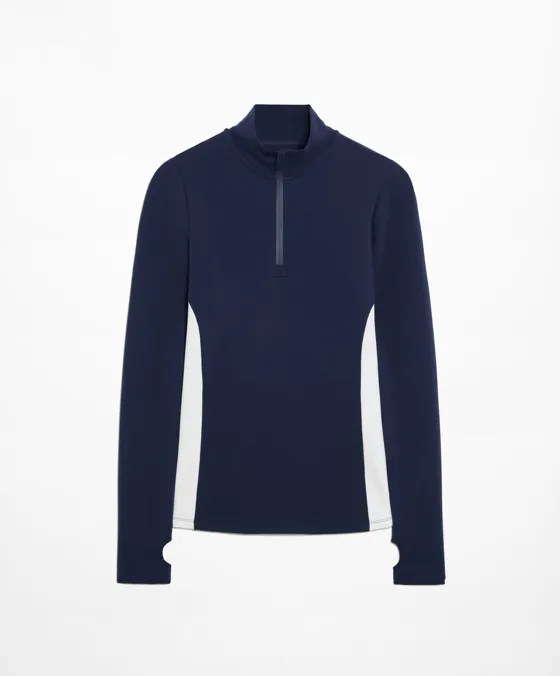 Лонгслив Performance Base Layers High Tech с застежкой-молнией