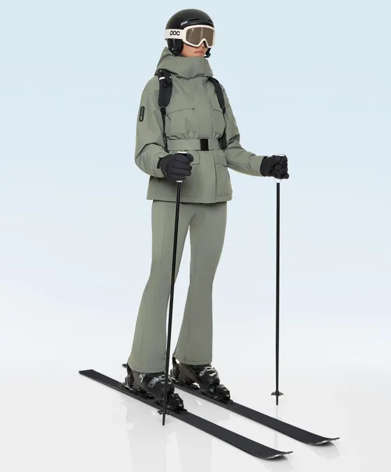 Расклешенные лыжные брюки SKI из водостойкой эластичной ткани