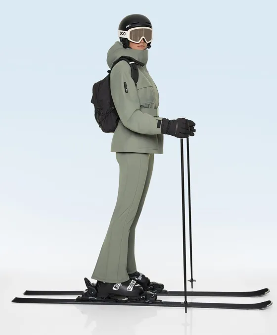 Расклешенные лыжные брюки SKI из водостойкой эластичной ткани