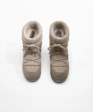 LACE-UP TRICOT BOOTS- Заказать в России