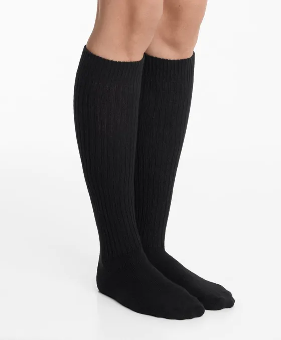 Гольфы с 21% кашемира и 14% шерсти