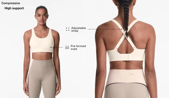 Спортивный бюстгальтер Compressive с высокой степенью поддержки