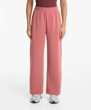 Прямые брюки с начесом из ткани с модалом- Заказать в России