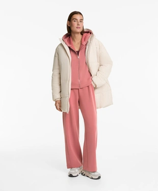 Прямые брюки с начесом из ткани с модалом- Заказать в России