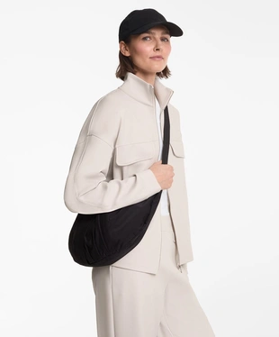 Брюки из ткани с эффектом неопрена, слегка расклешенные внизу- Заказать в России