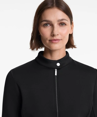 Куртка с эффектом неопрена с начесом- Заказать в России