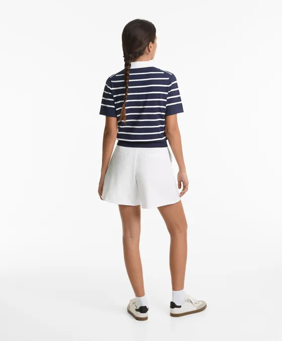 Трикотажное поло с короткими рукавами