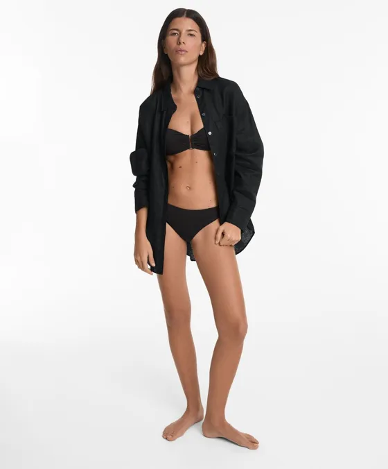 Классические плавки бикини из рельефной ткани