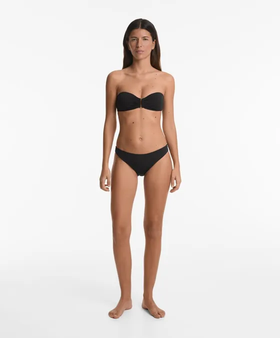 Классические плавки бикини из рельефной ткани