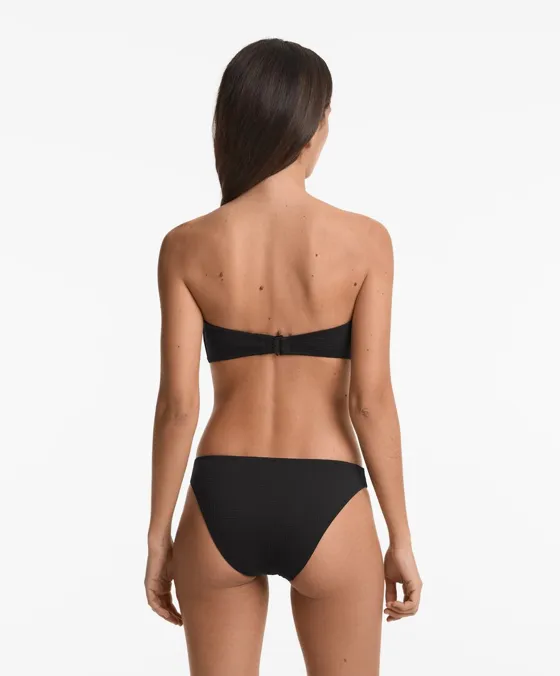 Классические плавки бикини из рельефной ткани