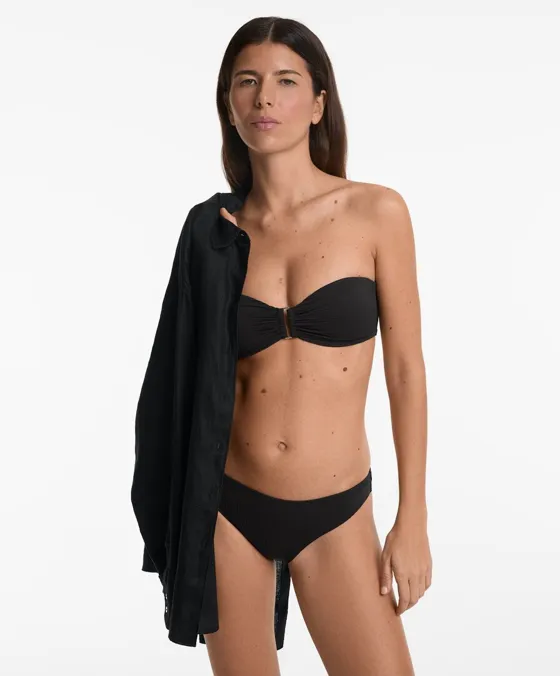 Классические плавки бикини из рельефной ткани