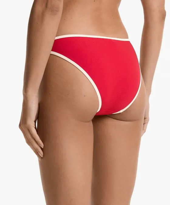 Классические плавки бикини с контрастной окантовкой