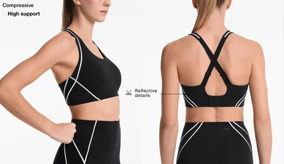 Спортивный бюстгальтер Compressive с высокой степенью поддержки