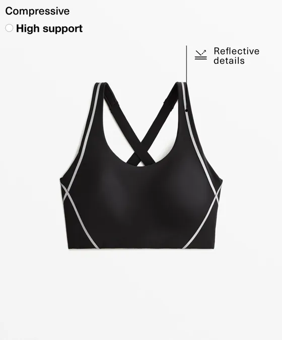 Спортивный бюстгальтер Compressive с высокой степенью поддержки