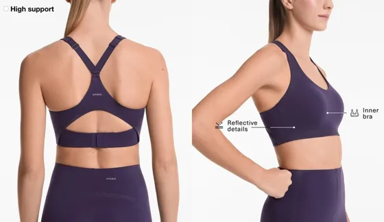 Спортивный бюстгальтер Compressive с высокой степенью поддержки