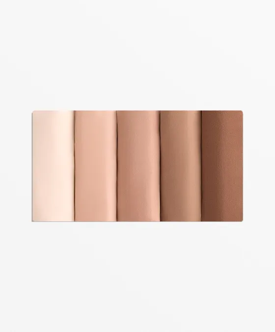 Pack de 5 cuecas clássicas de biquíni invisíveis em mistura de poliamida PANTONE™