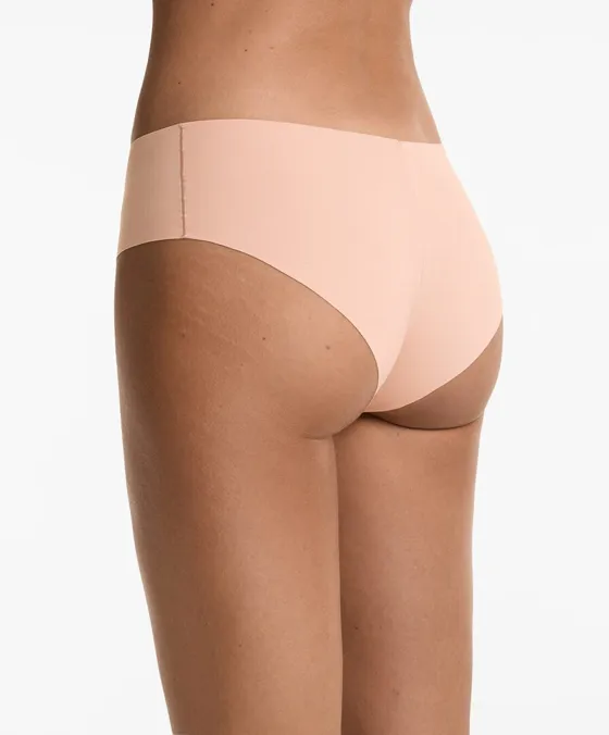 Pack de 5 cuecas hipster invisíveis em mistura de poliamida PANTONE™