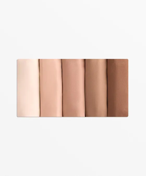 Pack de 5 cuecas hipster invisíveis em mistura de poliamida PANTONE™