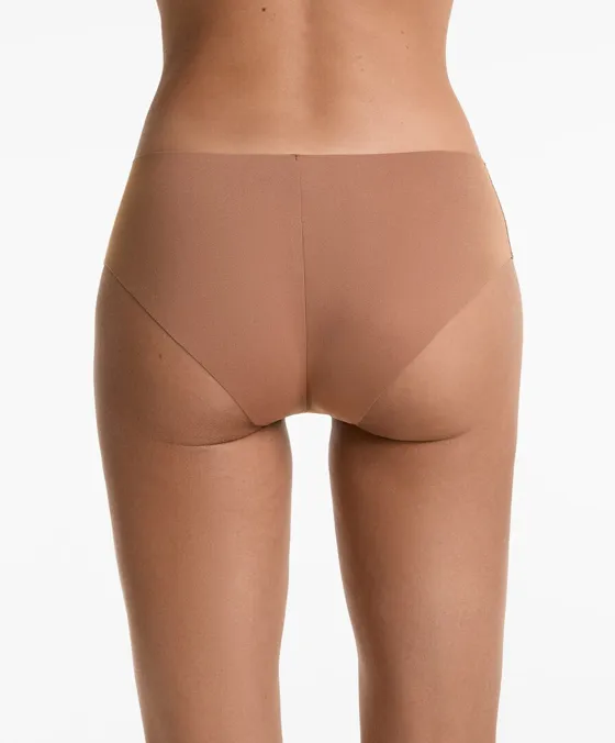 Pack de 5 cuecas hipster invisíveis em mistura de poliamida PANTONE™