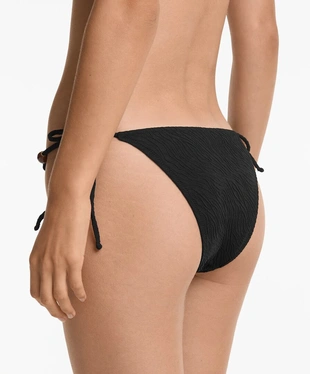 Полуоткрытые плавки бикини с завязками из жаккардовой ткани- Заказать в России