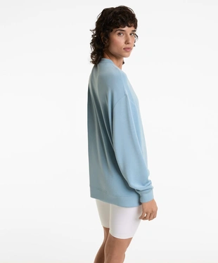 Удлиненная толстовка из мягкой ткани с модалом- Заказать в России