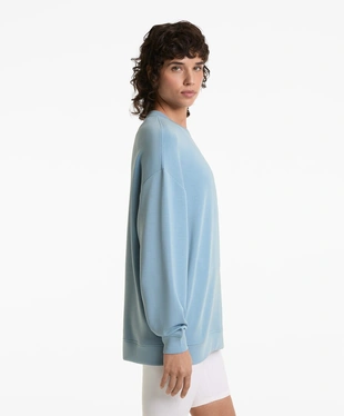 Удлиненная толстовка из мягкой ткани с модалом- Заказать в России