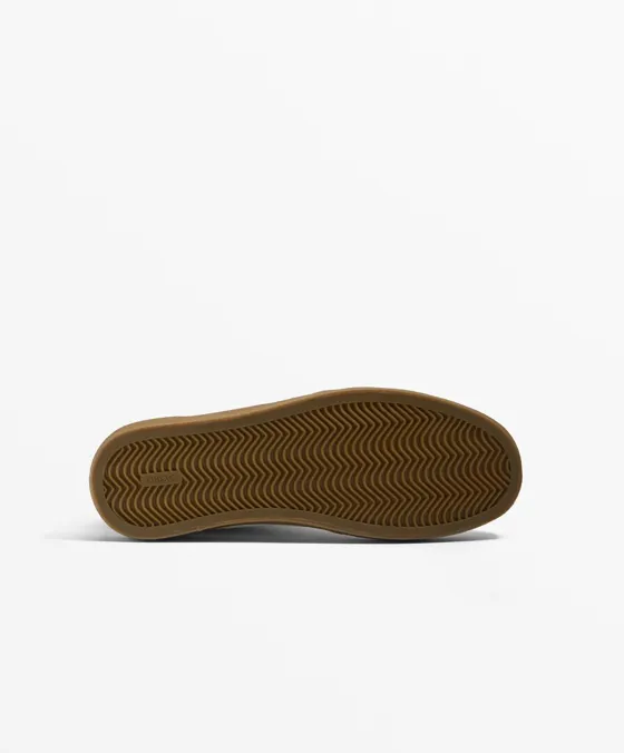 Кроссовки из ткани с замшевыми вставками