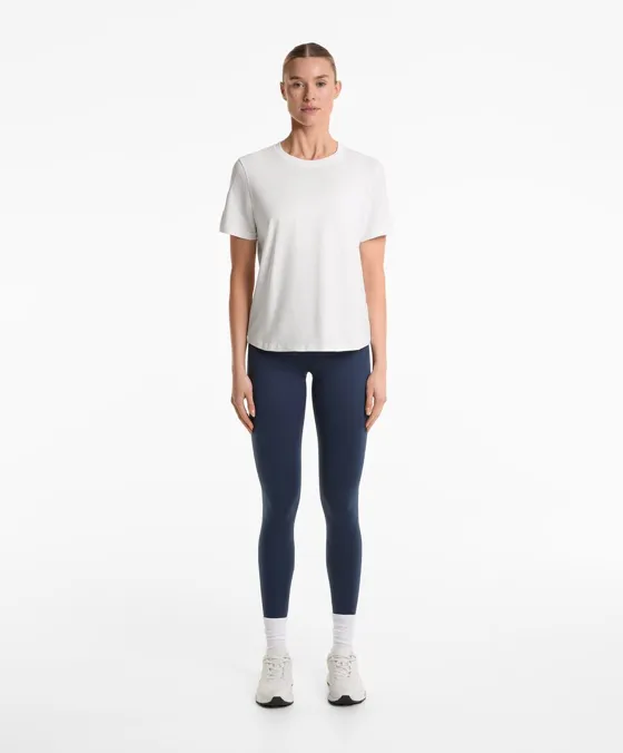 Футболка из смесового хлопка с короткими рукавами