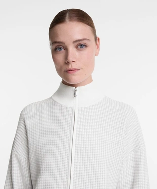 Трикотажная куртка с высоким воротником- Заказать в России