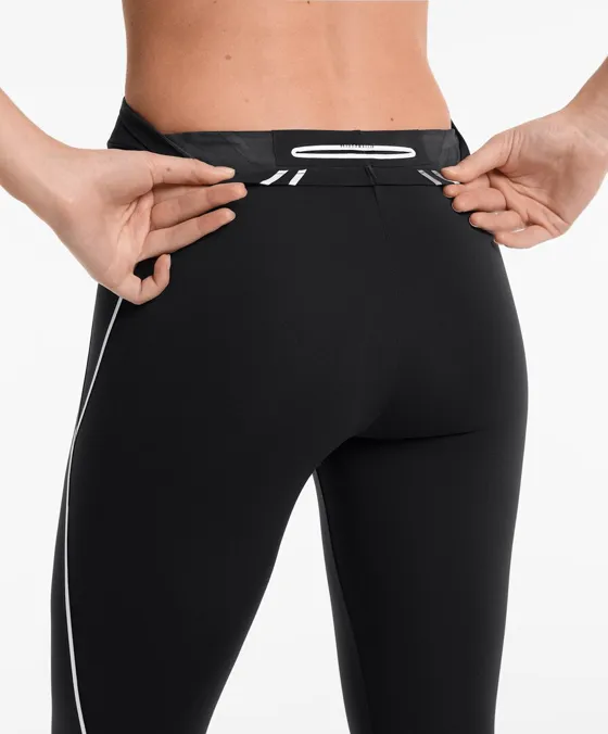 Компрессионные светоотражающие легинсы Compressive длиной 65 см