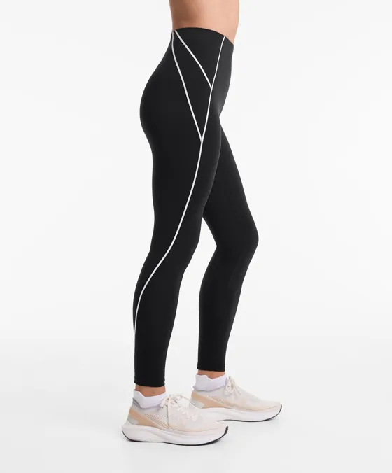 Компрессионные светоотражающие легинсы Compressive длиной 65 см