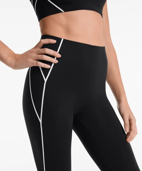 Компрессионные светоотражающие легинсы Compressive длиной 65 см