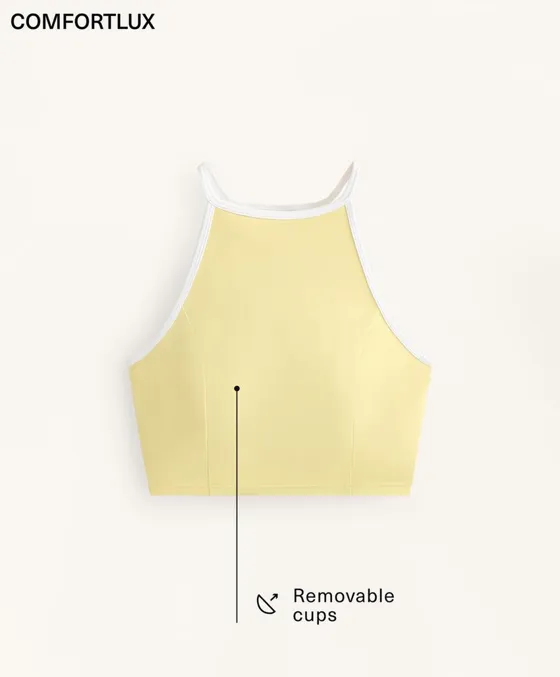 Майка Comfortlux с вырезом халтер и окантовкой