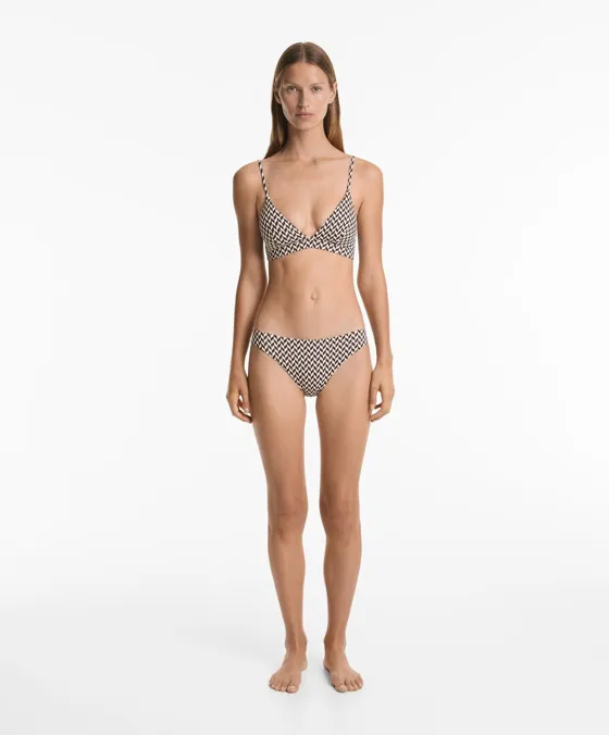 Классические плавки бикини в елочку