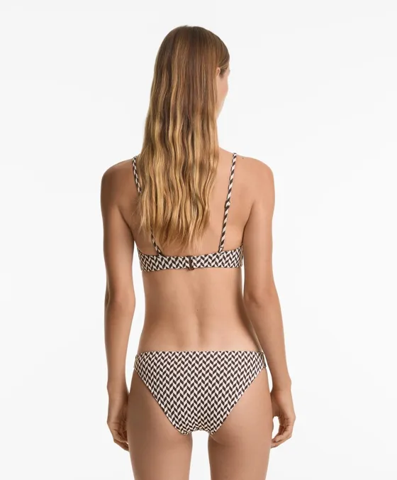 Классические плавки бикини в елочку