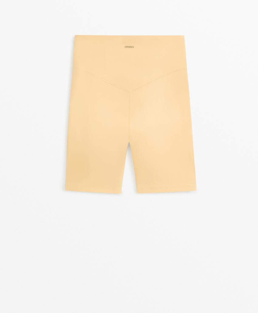 Велосипедки из полиамида с фактурой хлопка, длина 20 см