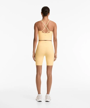 Велосипедки из полиамида с фактурой хлопка, длина 20 см- Заказать в России